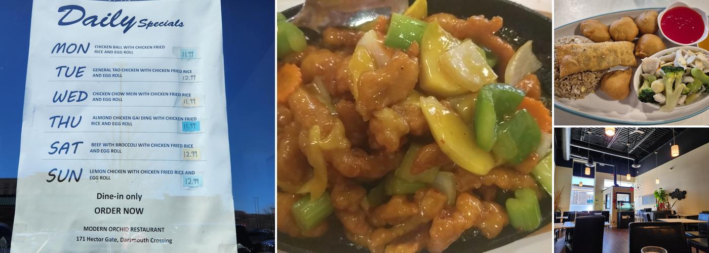 Modern Orchid Southeast Asian Cuisine Menu