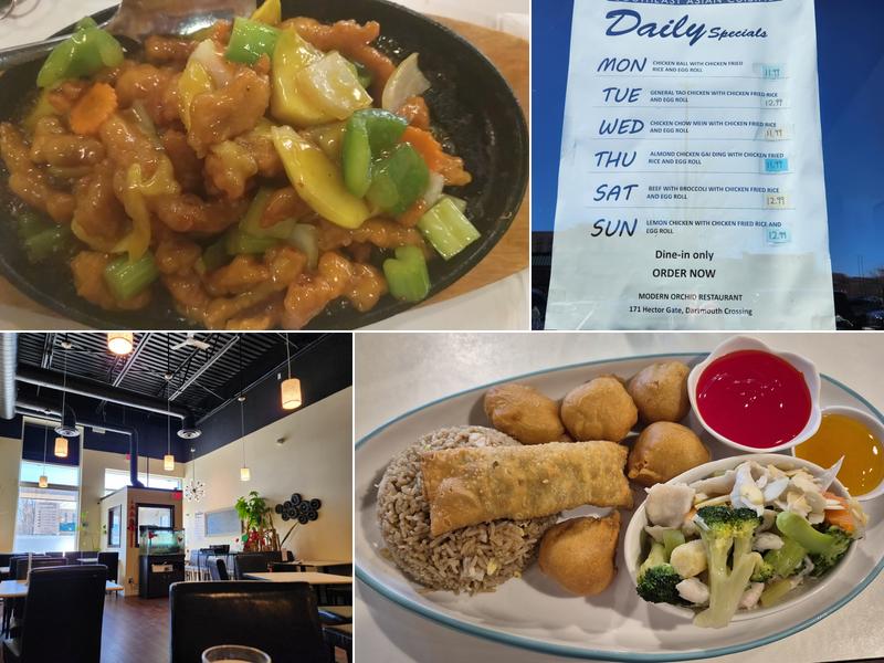 Modern Orchid Southeast Asian Cuisine Menu