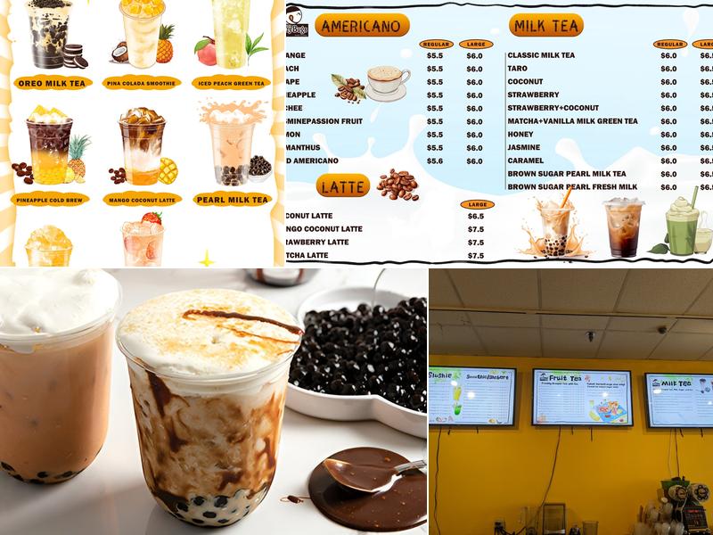 Lazy Bugs Bubble Tea Menu