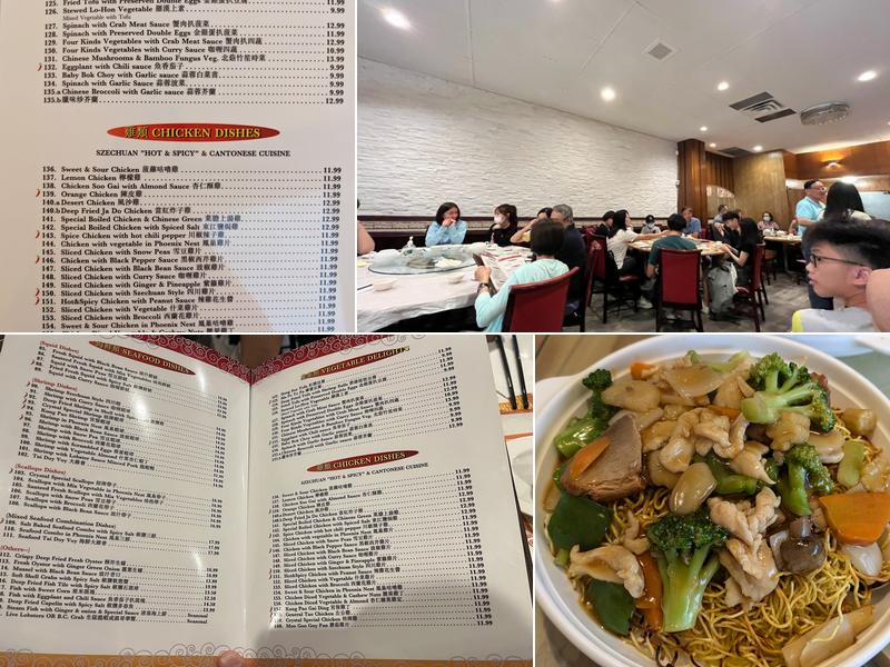 Crystal Palace Restaurant Menu