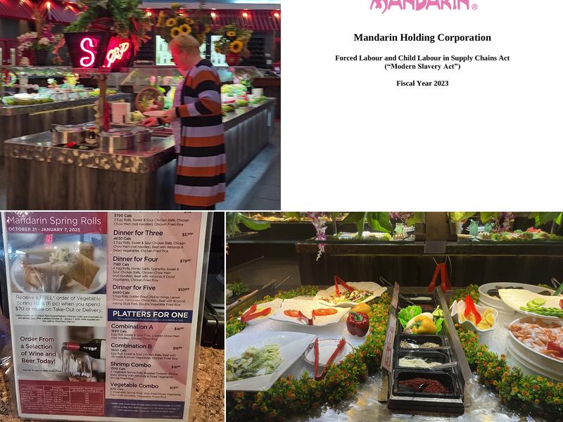 Mandarin Restaurant Menu