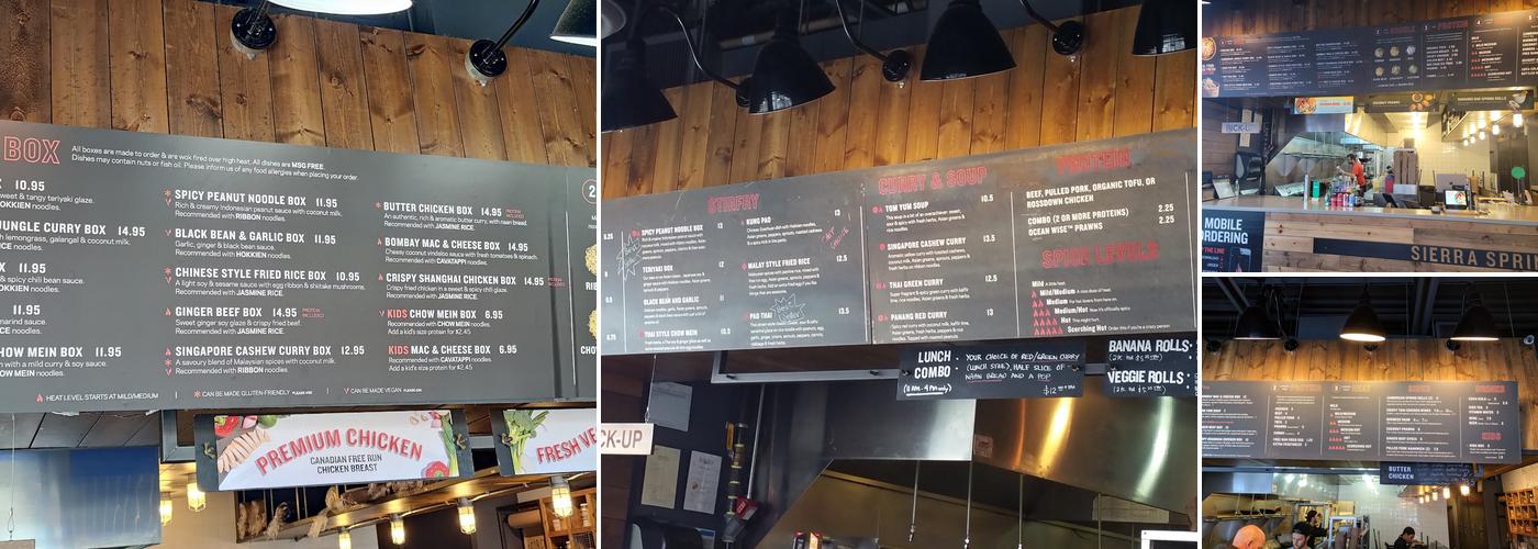Noodlebox Menu
