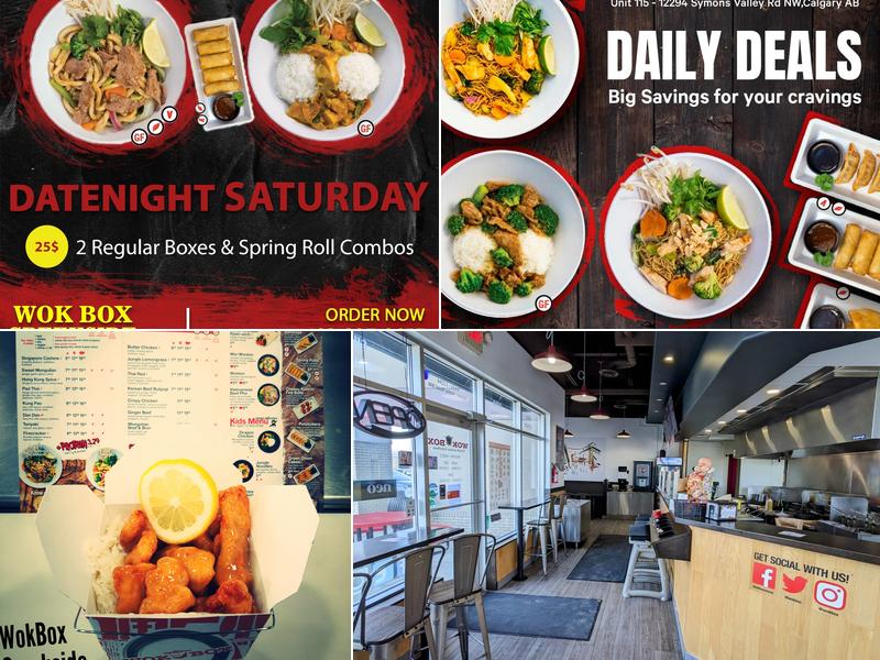 Wok Box - Symons Valley Menu