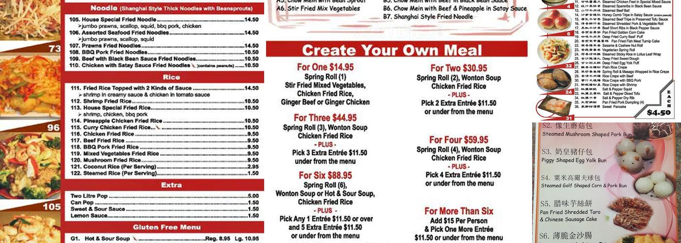Magic Bowl Chinese Eatery Menu