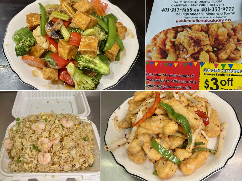 Golden National Family Restaurant,Calgary Menu