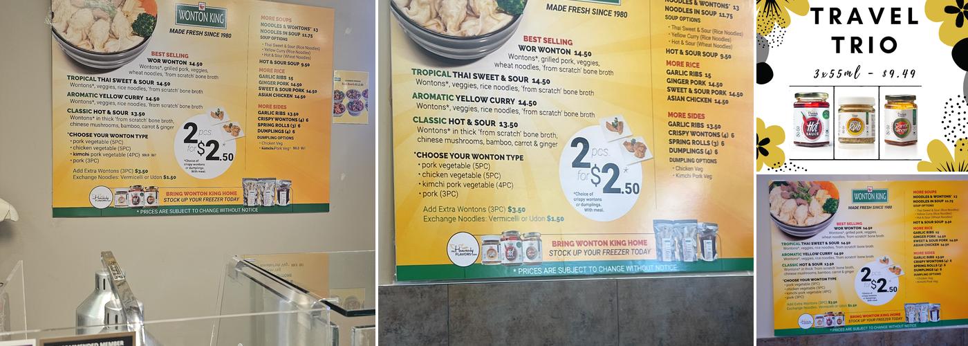 Wonton King - McCall Lake (North) Menu