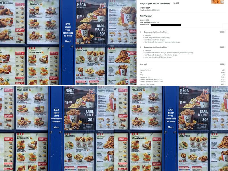 PFK Menu