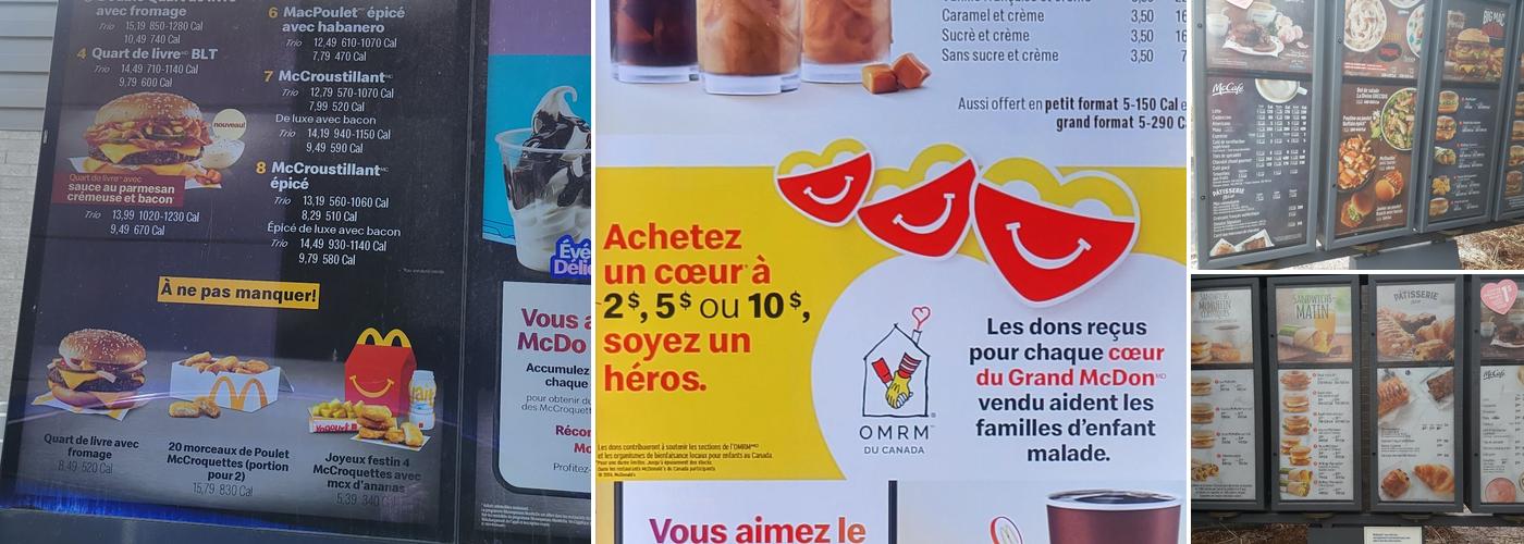 McDonald's Menu