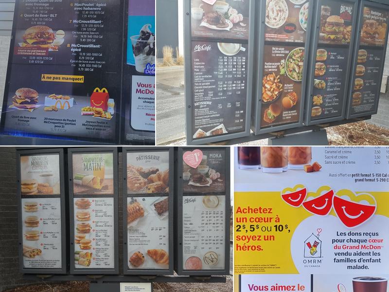 McDonald's Menu