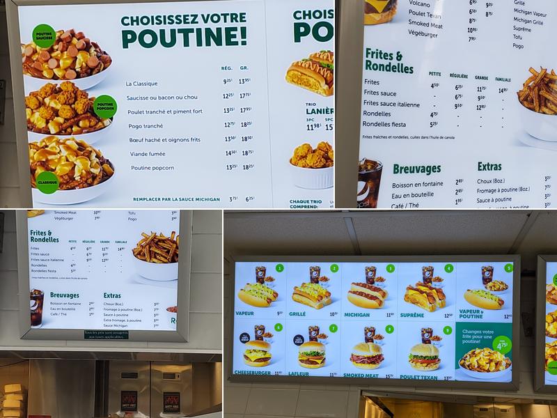 Restaurant Lafleur Menu