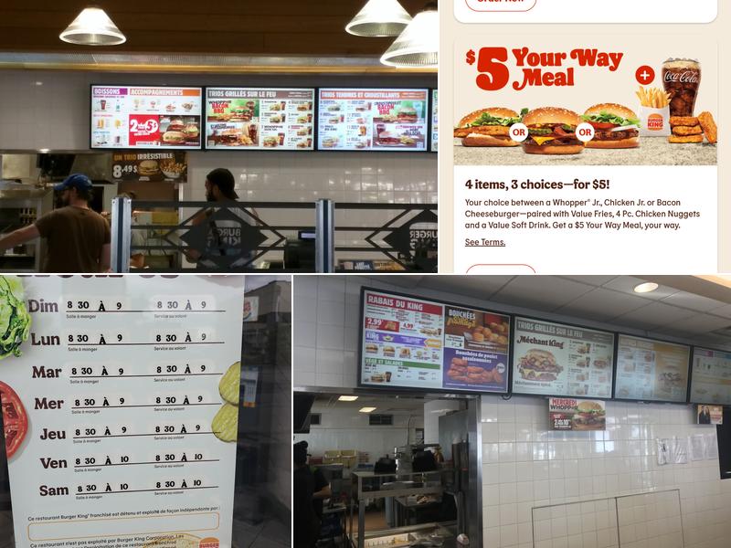 Burger King Menu