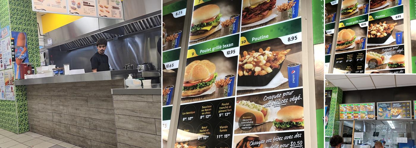 Mont Hot-dog poutine Réal Menu