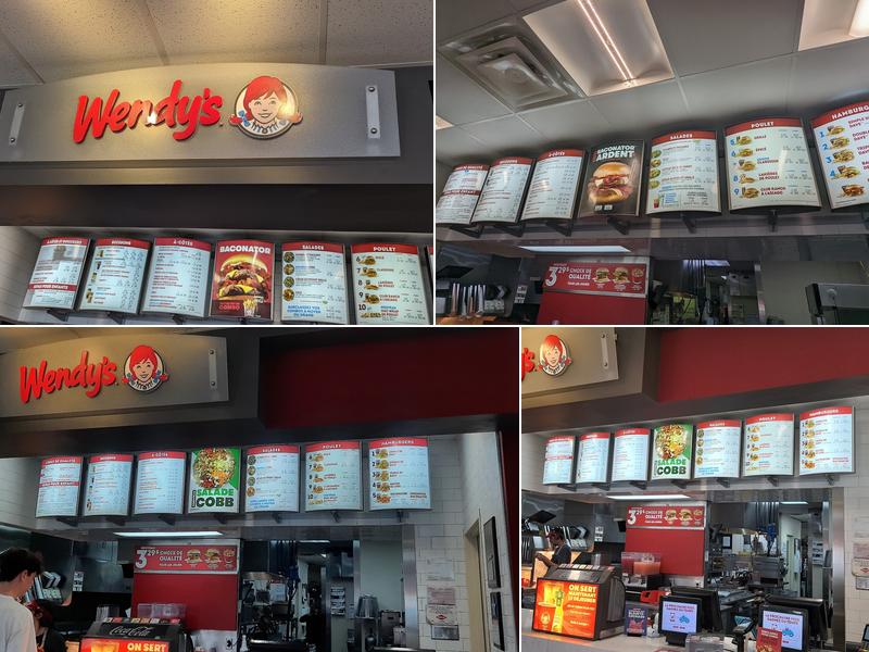 Wendy's Menu