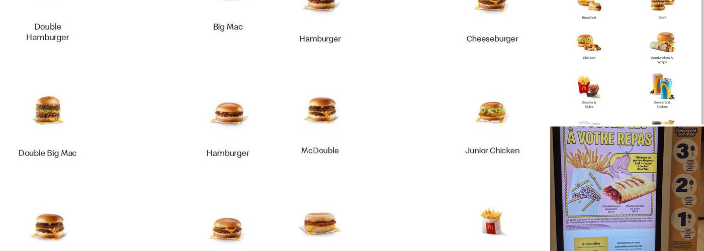 McDonald's Menu