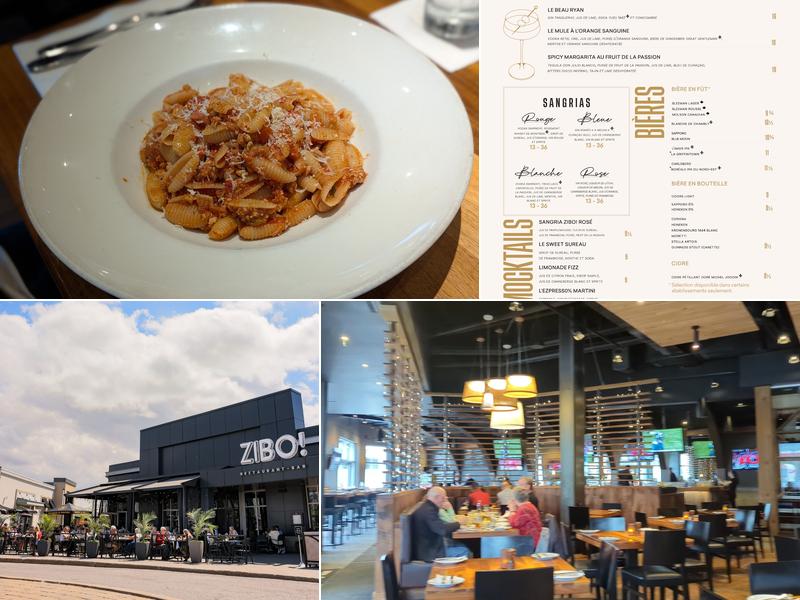 Restaurant ZIBO! Brossard Menu