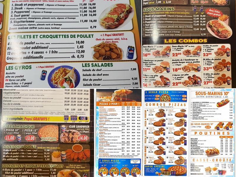 Pizza Maison - Laval Menu