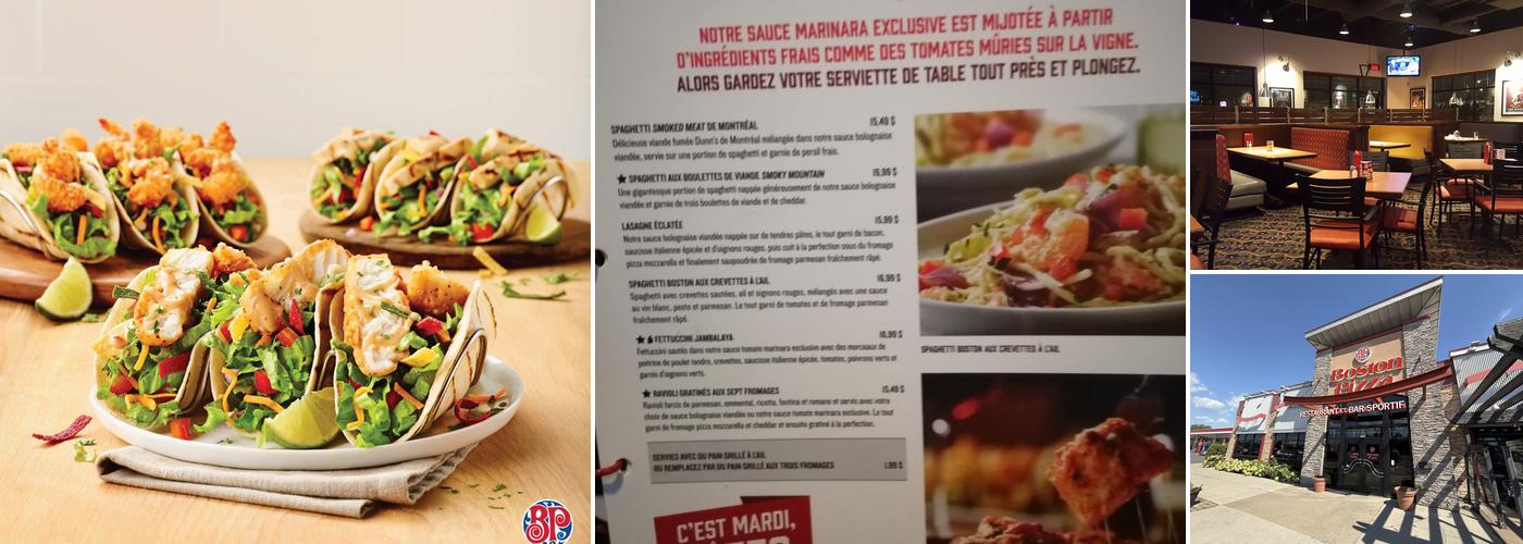 Boston Pizza Menu
