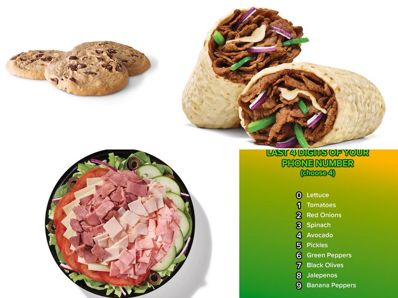 Subway Menu
