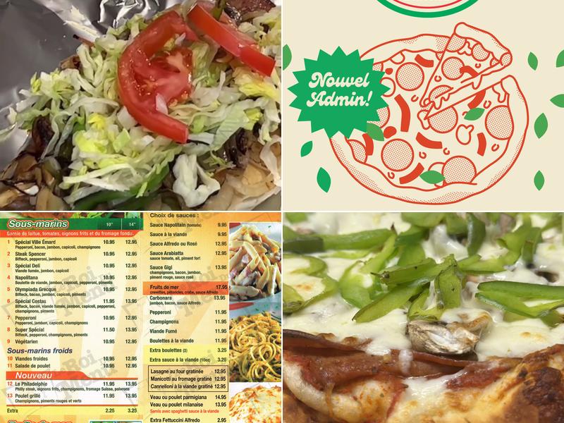 Restaurant Ville Émard Pizzeria Menu