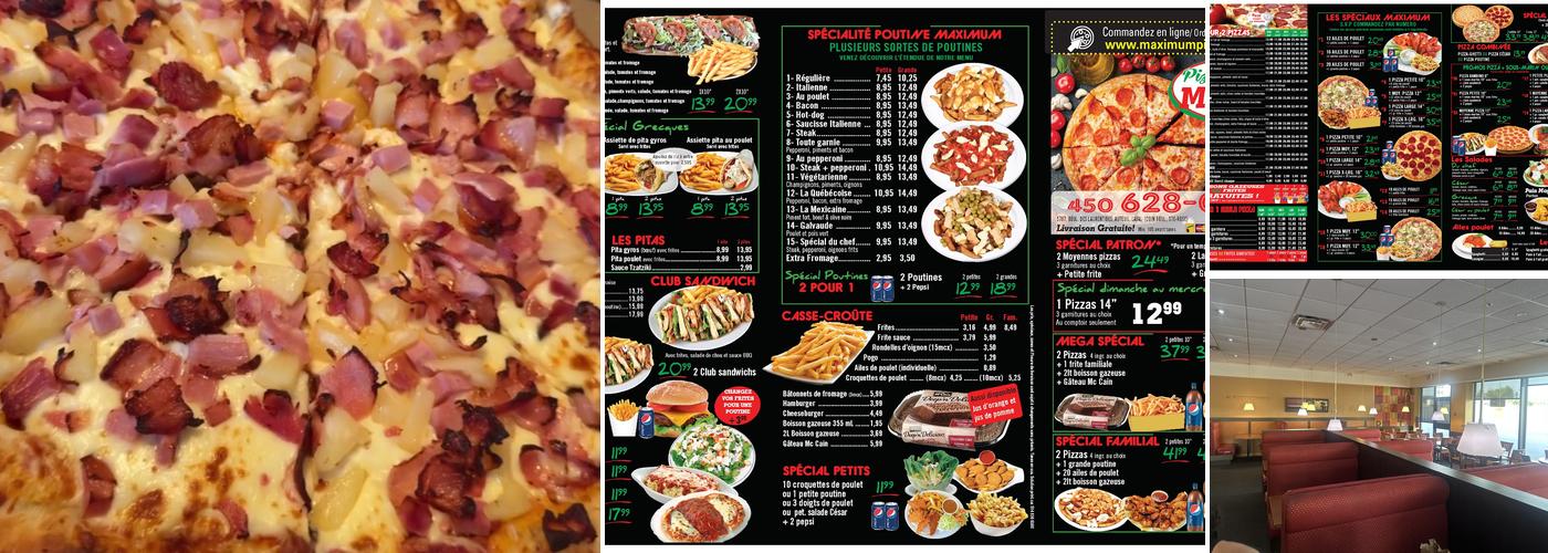 Pizza Maximum (Laval) Menu