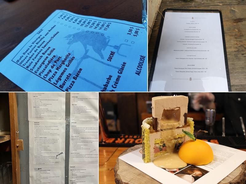 Cabane à Sucre Au Pied De Cochon Menu