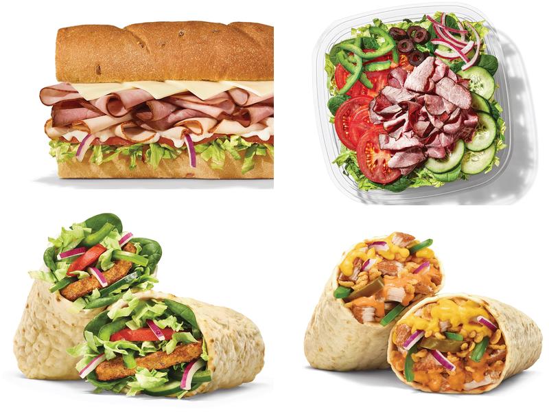 Subway Menu