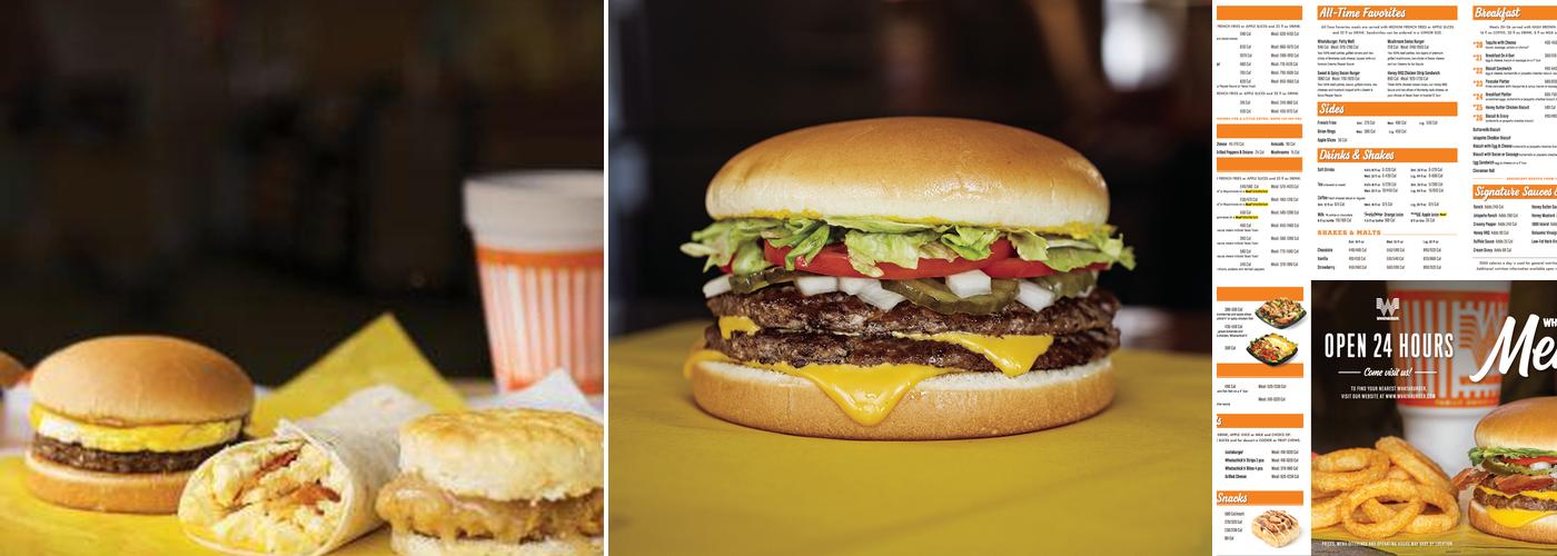 Whataburger Menu