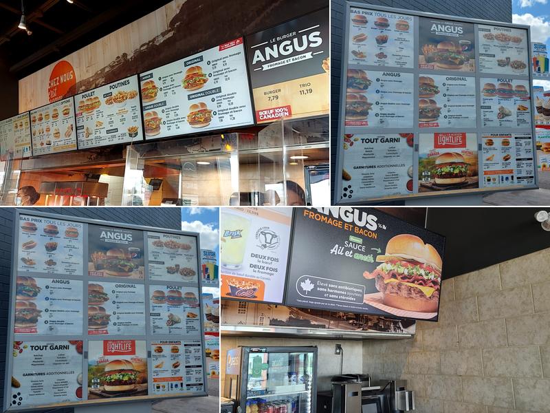 Harvey's Menu