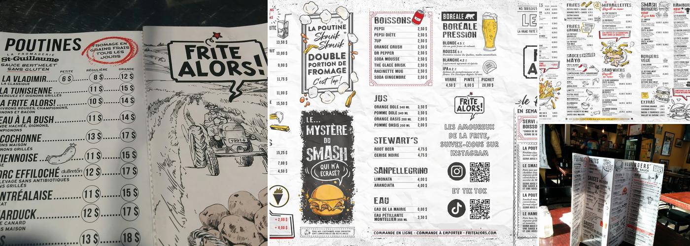 Frite Alors! - Masson Menu