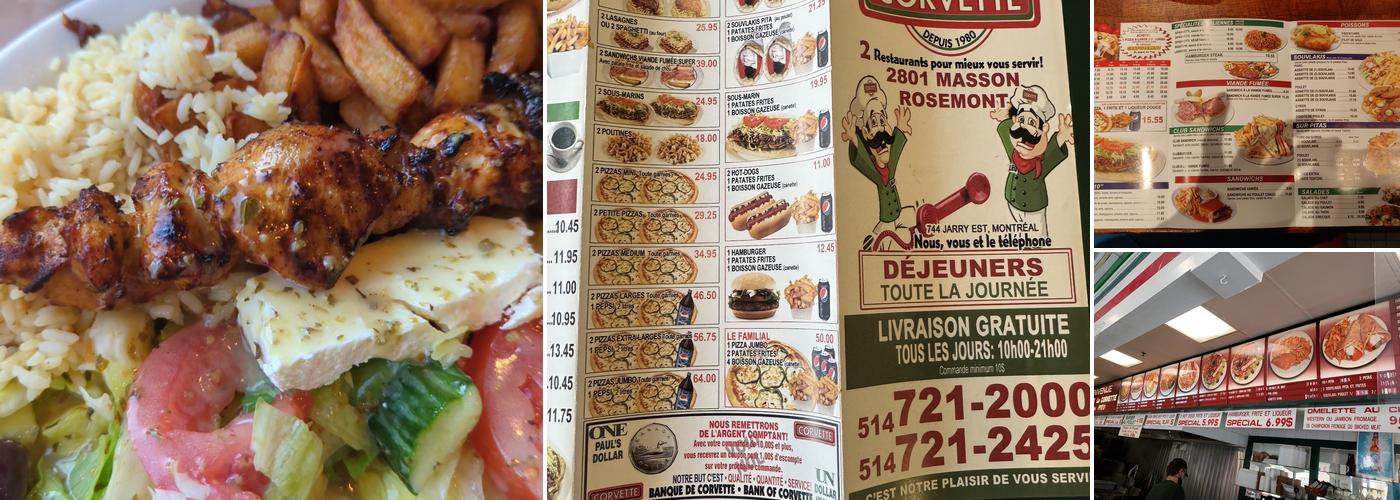 Restaurant La Corvette Menu