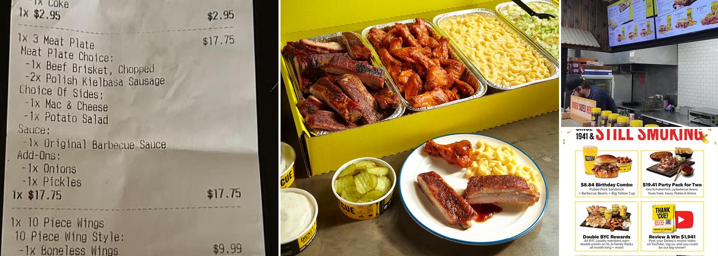 Dickey's Barbecue Pit Menu