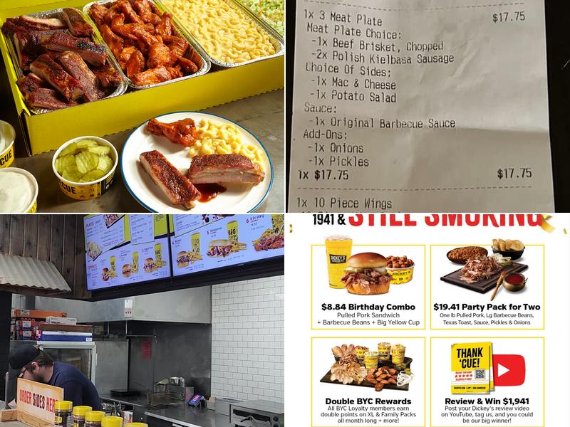 Dickey's Barbecue Pit Menu