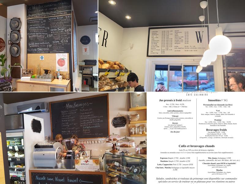 Café Webster Menu