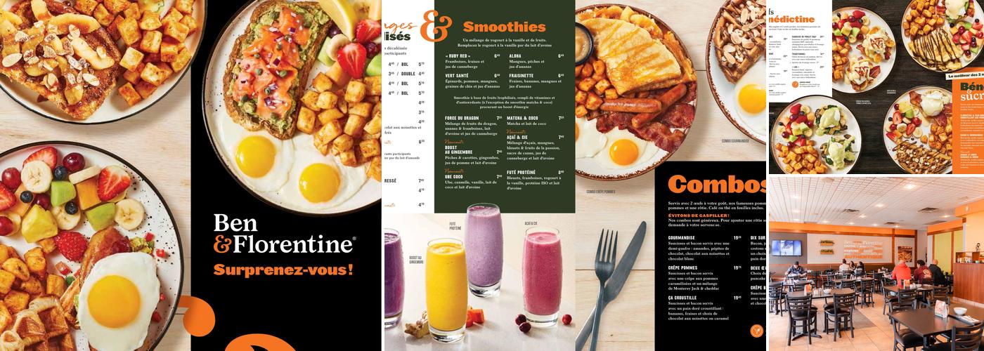 Ben & Florentine Menu