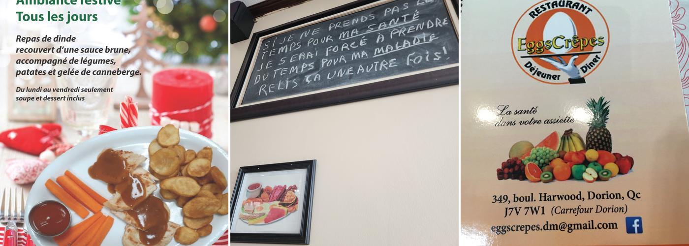 EggsCrepes Menu