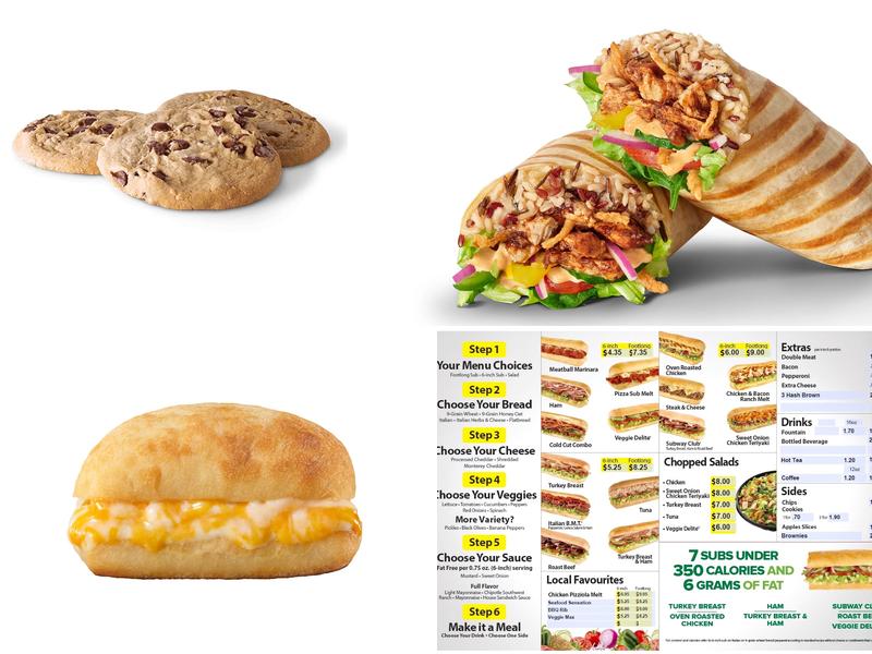 Subway Menu