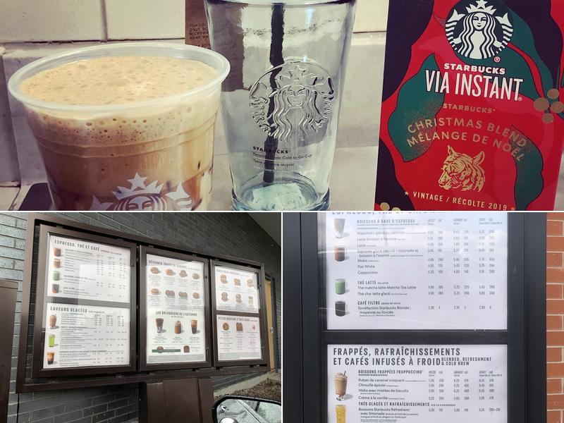 Starbucks Menu