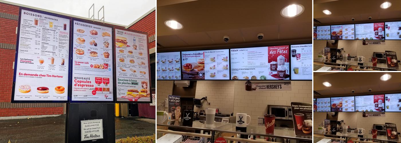 Tim Hortons Menu