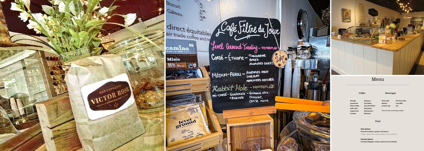 Victor Rose Espresso Bar Menu