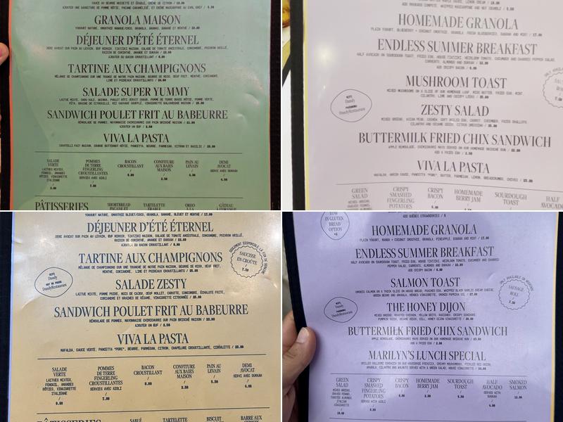 Dandy Menu