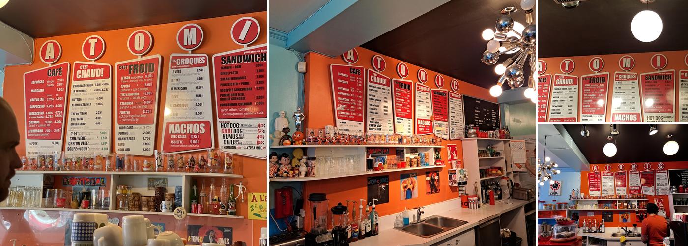 Atomic Café Menu