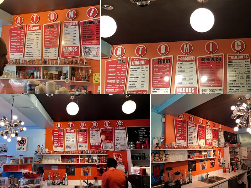 Atomic Café Menu