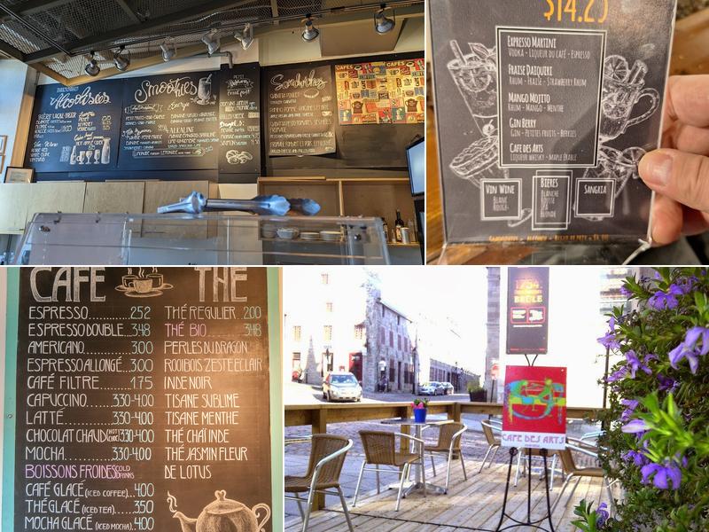 Café des Arts / Galerie MAM Menu