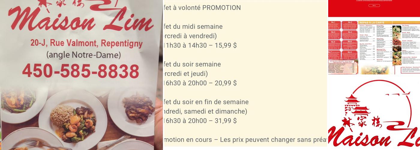 Buffet Maison Lim Menu