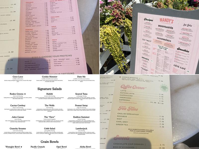 Mandy's Menu