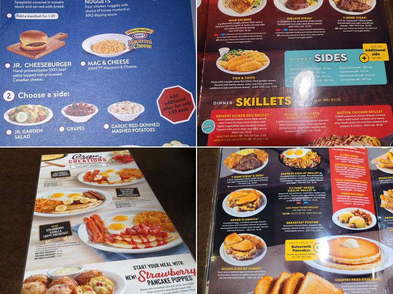 Denny's Restaurant Menu