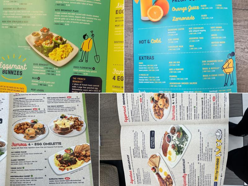 Eggsmart Menu