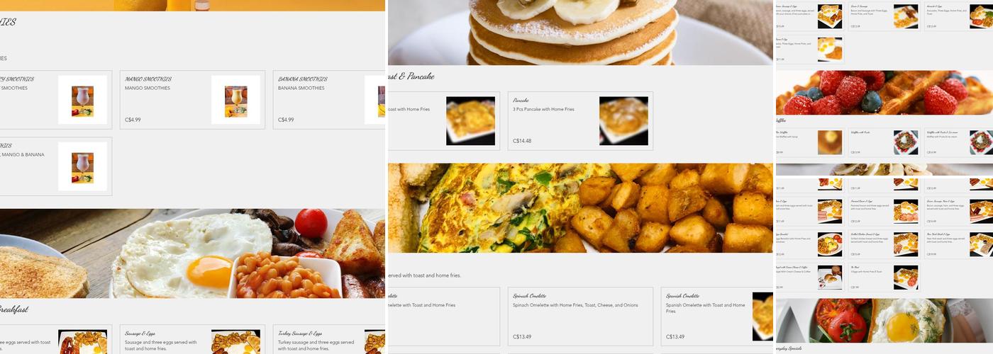 Good Egg Dining Menu