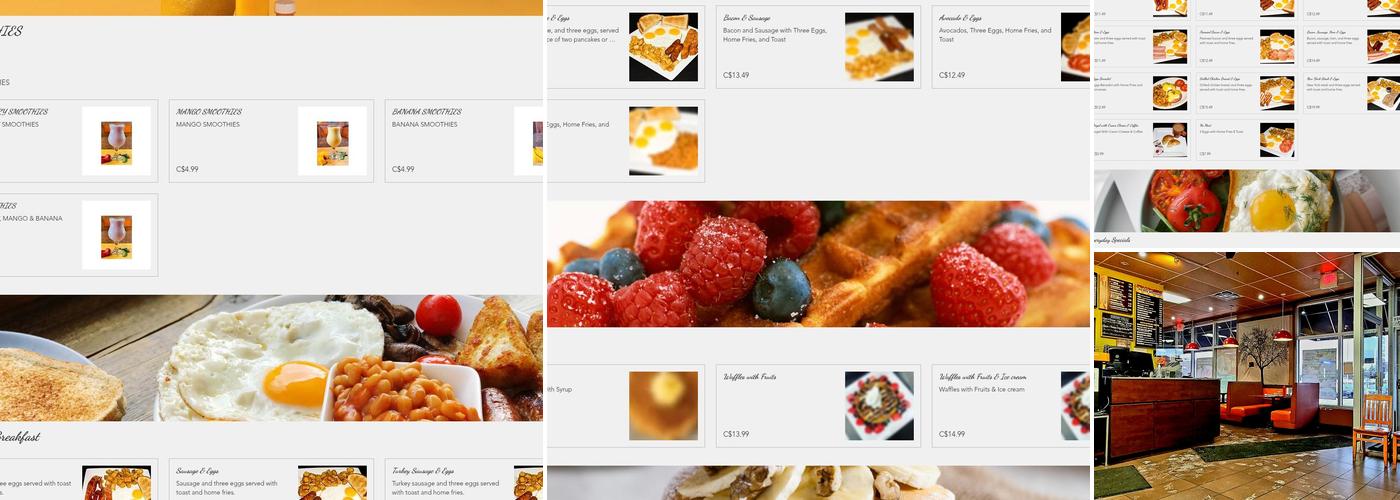 Good Egg Dining Menu