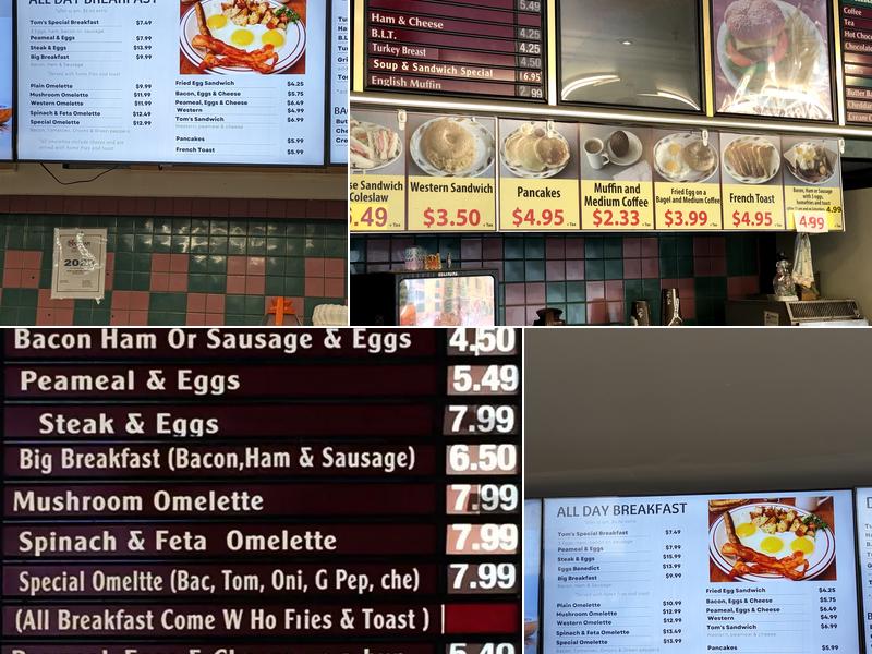Tom's Menu